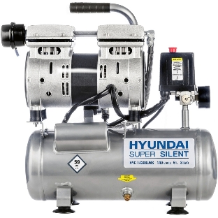 Компрессор поршневой безмасляный Hyundai HYC 14206LMS бесшумный.