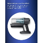 Пылесос вертикальный Philips XC3133/01 черный, питание от аккумулятора, уборка сухая/влажная, пылесборник 0,4 л