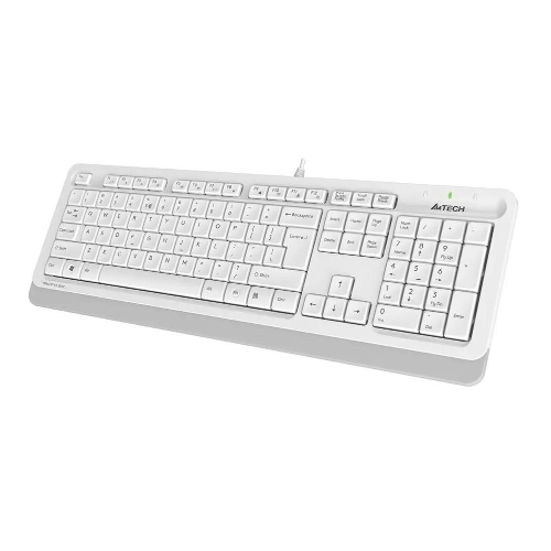 Комплект клавиатура+мышь A4Tech FStyler F1010 проводной, USB, 1600 DPI, белый/серый