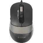 Мышь проводная A4Tech Fstyler FM10 черный/серый, 1600 dpi, USB, кнопки - 4