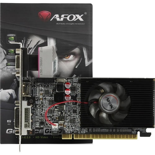 Видеокарта AFOX AF210-512D3L3-V2 PCIE16 G210 512MB GDDR3 64bit VGA DVI HDMI RTL