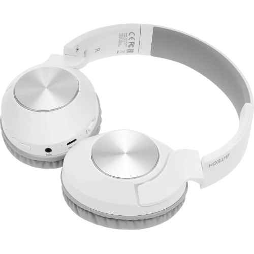 Гарнитура A4Tech 2Drumtek BH300 серебристый, беспроводная + проводная, Bluetooth, до 35 ч