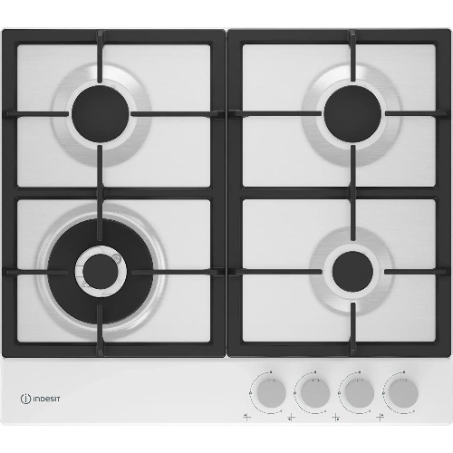Газовая варочная панель Indesit THPM 642 WS/WH/I, независимая, белый