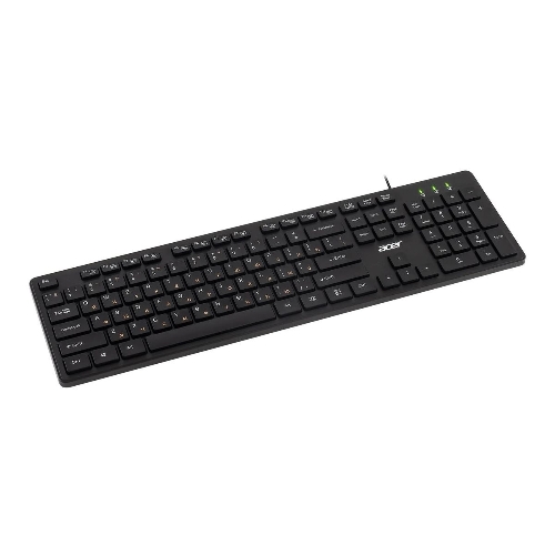 Клавиатура проводная Acer OKW122, USB, черный