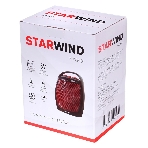 Тепловентилятор Starwind SHV2001, черный/красный, 1600 Вт, 15 м2, термостат