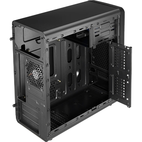 Компьютерный корпус Aerocool/Formula Qs-180 черный без БП mATX 1x80мм 2xUSB 2.0 1xUSB 3.0 audio
