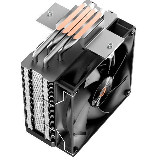 Кулер для процессора Ocypus Delta A40 Elite BK (Delta-A40-BK1NNWN00E-GL)