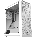 Корпус без блока питания Raijintek ARCADIA 41, Midi-Tower, TG, 1x120мм, 2xUSB-A 3.0 + 1xUSB-C, ATX, mATX, mITX White