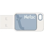 Флешка USB Netac UA31 (NT03UA31N-032G-20BL), 32Gb, USB 2.0, R/W 110/45, синий/белый