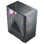 Компьютерный корпус ACD Citadel 106 ATX, черный, USB 3.0x1, USBx2+HD audio,1x12см ARGb rear+2x14см ARGb front,TG