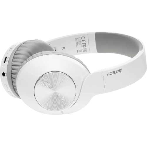 Гарнитура A4Tech 2Drumtek BH300 серебристый, беспроводная + проводная, Bluetooth, до 35 ч
