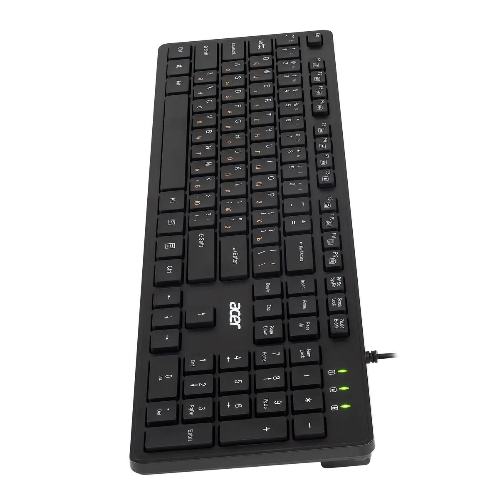 Клавиатура проводная Acer OKW122, USB, черный