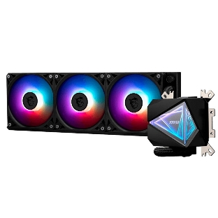 Система жидкостного охлаждения MSI MAG CORELIQUID I360 3x ARGb Gen2 Fan, ARGb Gen2 Block, Color Box