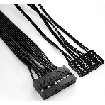 Компьютерный корпус Miditower ExeGate UN-605B-UNS350 (ATX, БП UNS350 с вент. 12см, 2хUSB, аудио, блокировка, черный)