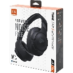 Беспроводные/проводные наушники JBL Tune 770NC черный, полноразмерные, Bluetooth + проводной, адаптивное шумоподавление, до 70 ч
