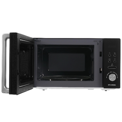 Микроволновая печь Hyundai HYM-D3001 черный, 20 л, 700 Вт, переключатели - сенсор, поворотный механизм