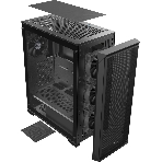 Корпус без блока питания Raijintek ARCADIA 41-MS4, Midi-Tower, TG, 1x120мм + 3x120мм ARGB, 2xUSB-A 3.0 + 1xUSB-C, ATX, mATX, mITX Black