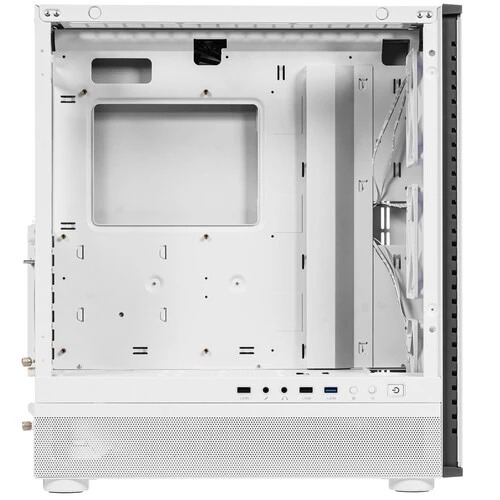 Компьютерный корпус PCCooler ME200 MESH WH, Mesh Full Tower, белый, TG, SPCC, 3x120мм ARGb E-ATX, ATX, mATX, mITX 180/380/220мм 4x2.5