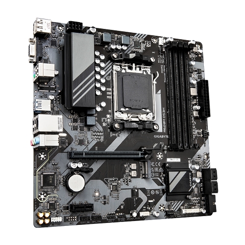 Материнская плата Gigabyte A620M DS3H, mATX, AM5, AMD A620, 4xDDR5, 4xSATA, 1xM.2, 1xPCI-E 4.0 x16, 1xPCI-E x1, 1xHDMI, 1xDP, 1xVGA, 1x 1Gb LAN, 1xUSB 3.2 Gen 1, 4xUSB 2.0, 3x3.5мм, 7.1, ATX