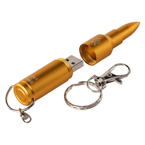 Флешка USB Smartbuy Победа (SB64GCTR), 64Gb, USB 2.0, R/W 15/5, золотой
