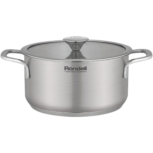 Кастрюля Rondell Modern RDS-1748, 4.8л, 24см, с крышкой, стальной