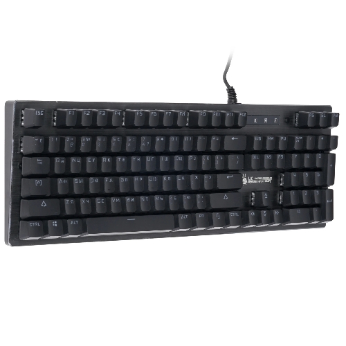 Клавиатура проводная A4Tech B760 механическая черный/серый USB Gamer LED