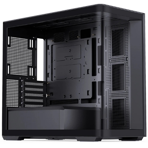 Корпус без блока питания Корпус JONSBO D300 Black MATX без БП, боковая панель из закаленного стекла, mini-ITX, micro-ATX, черный