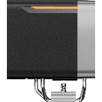 Кулер для процессора Ocypus Delta A62 EX BK Digital, 2x120мм ARGB FAN, Top Display Panel, 6 HEAT PIPES, 4-PIN PWM, 600-1800 RPM, 31DBA, HYDRO BEARING, LGA115X/1200/1700/18XX, AM4/AM5