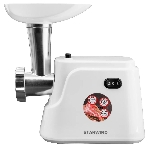 Мясорубка электрическая Starwind SMG3120 белый, 1500 Вт, 2.0 кг/мин, реверс, защита от перегрузки, насадки - 5