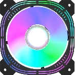 Вентилятор для корпуса Formula Nulight 12BK RGb 120х120x25 черный 3-pin 4-pin (Molex) 19.06дБ (NULIGHT 12BK FR) Ret