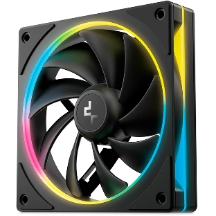 Вентилятор для корпуса Deepcool FL12 SE ARGb 120х120x25 черный 4-pin 28.67дБ (упак.:1шт) (R-FL12SE-BKAPN1-G) Ret