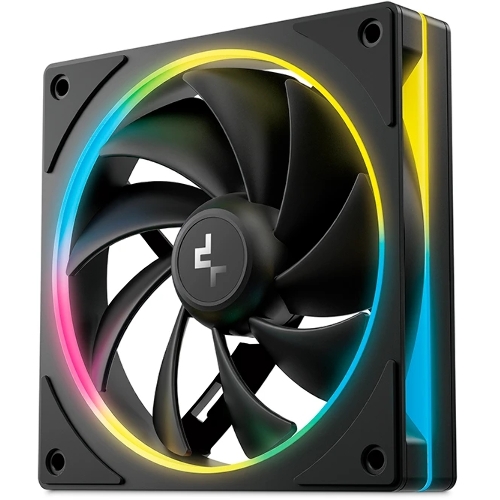 Вентилятор для корпуса Deepcool FL12 SE ARGb 120х120x25 черный 4-pin 28.67дБ (упак.:1шт) (R-FL12SE-BKAPN1-G) Ret