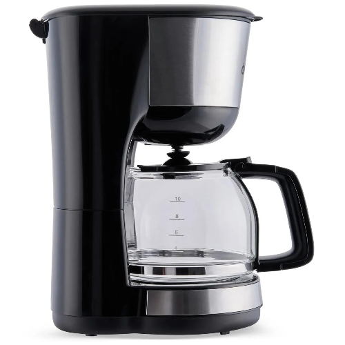 Кофеварка капельная Domfy metal DSM-CM301 1000Вт черный/серебристый