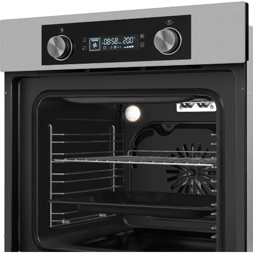 Шкаф духовой электрический Maunfeld AEOH60102S, 60л, дверца с 3 стеклами, нержавеющая сталь