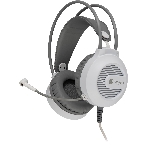 Гарнитура Oklick HS-L300G белый, проводная, 3.5 мм, подсветка
