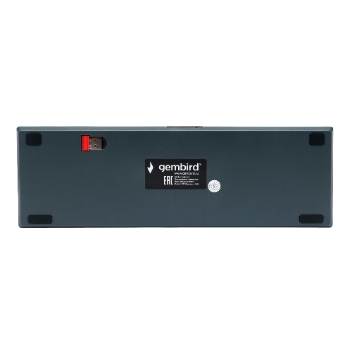 Клавиатура беспроводная Gembird KBW-7 Bluetooth, USB серая