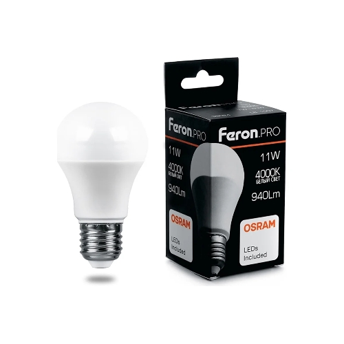Лампа светодиодная Feron PRO LB-1011 11вт Е27 белый