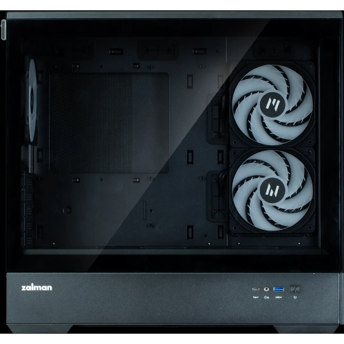 Компьютерный корпус ZALMAN P30 V2, MATX, черный, WINDOW, 2x3.5