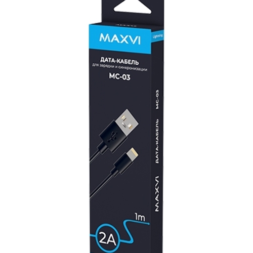 Кабель Maxvi MC-03 черный