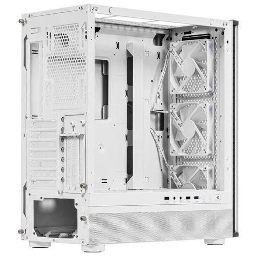 Компьютерный корпус PCCooler ME200 MESH WH, Mesh Full Tower, белый, TG, SPCC, 3x120мм ARGb E-ATX, ATX, mATX, mITX 180/380/220мм 4x2.5