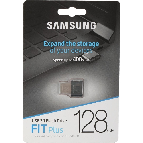 Флешка USB Samsung FIT Plus, 128Gb USB 3.1, 300 Mb/s