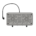 Плита настольная MAXVI HE201 белый