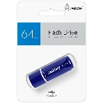 Флешка USB Smartbuy CROWN BLUE (SB64 GbCRW-Bl), 64 Gb, USB 3.0, R/W 75/25, синий