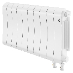 Радиатор биметаллический Royal Thermo Infinity 300 Bianco Traffico VR80 - 10 секц.