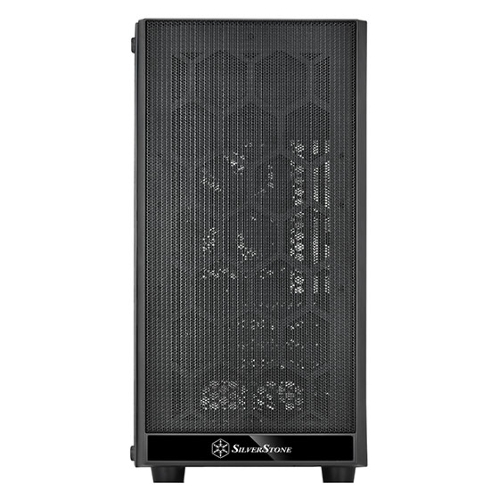 Компьютерный корпус Silverstone SST-PS15B-PRO Precision Mini Tower Micro ATX Computer Case, tempered glass, 2x 120мм ARGb, 1x ARGb Controller, black