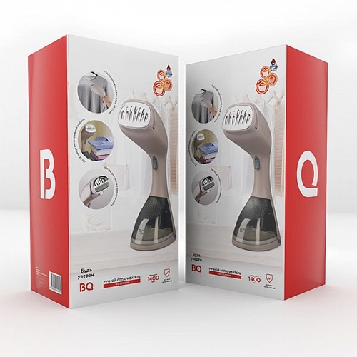 Отпариватель BQ SG1003H бежевый, 1400 Вт, 18 г/мин, 220 мл