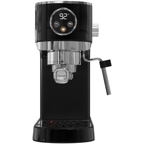 Кофеварка рожковая Korting KCM 1002 EN черный, молотый, 1.2 л, 1350 Вт, 20 бар