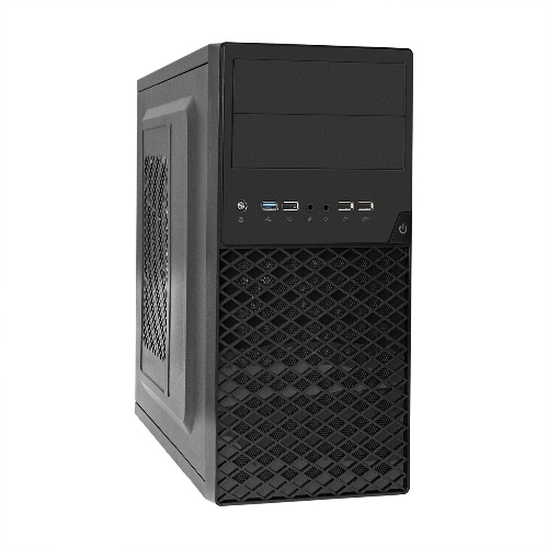 Компьютерный корпус ExeGate EX284032RUS Minitower BA-203U Black, mATX, (без БП), 2хUSB+1хUSB 3.0, Audio