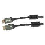 Кабель аудио-видео Buro HDMI (m)/HDMI (m) 1м. феррит.кольца Позолоченные контакты черный (BHP-HDMI-2.1-1G)