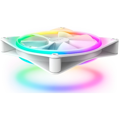 Вентилятор для корпуса Case Cooler NZXT F140 RGb Duo (140x140x25мм, 4-pin PWM, RGb, 84.75CFM, 36dBA, 1800RPM, белый)